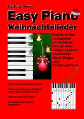 Junge |  Easy Piano Weihnachtslieder | Buch |  Sack Fachmedien