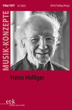 Tadday |  Heinz Holliger | eBook | Sack Fachmedien