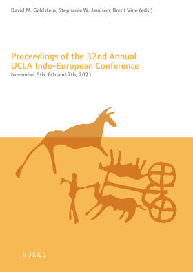 Goldstein / Jamison / Vine |  Proceedings of the 32nd Annual UCLA Indo-European Conference | Buch |  Sack Fachmedien