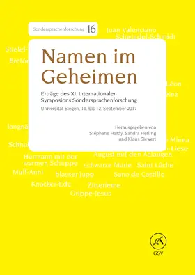 Hardy / Herling / Siewert |  Namen im Geheimen | Buch |  Sack Fachmedien