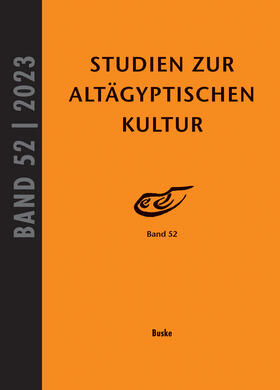 Kahl / Kloth |  Studien zur Altägyptischen Kultur Band 52 | eBook | Sack Fachmedien