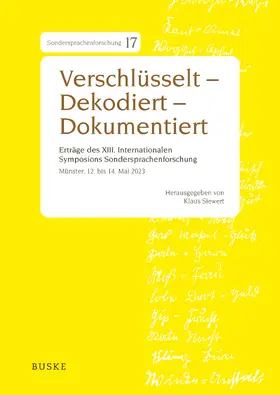 Siewert |  Verschlüsselt – Dekodiert – Dokumentiert | Buch |  Sack Fachmedien