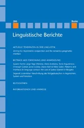 Steinbach / Meister / Grewendorf |  Linguistische Berichte Heft 280 | eBook | Sack Fachmedien