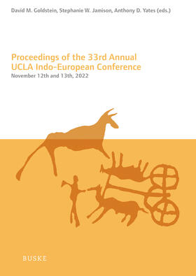 Goldstein / Jamison / Yates |  Proceedings of the 33rd Annual UCLA Indo-European Conference | Buch |  Sack Fachmedien