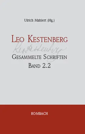 Mahlert |  Leo Kestenberg Gesammelte Schriften | Buch |  Sack Fachmedien