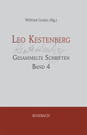 Gruhn |  Leo Kestenberg Gesammelte Schriften | Buch |  Sack Fachmedien