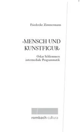 Zimmermann |  "Mensch und Kunstfigur" | Buch |  Sack Fachmedien