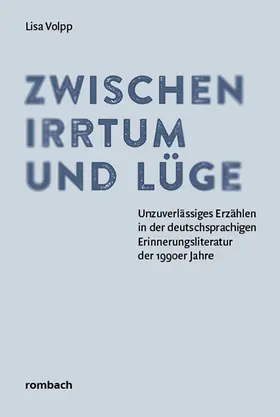 Volpp |  Zwischen Irrtum und Lüge | Buch |  Sack Fachmedien