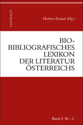 Zeman |  Bio-bibliografisches Lexikon der Literatur Österreichs | Buch |  Sack Fachmedien