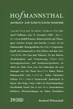 Bergengruen / Honold / Renner |  Hofmannsthal - Jahrbuch zur europäischen Moderne | eBook | Sack Fachmedien