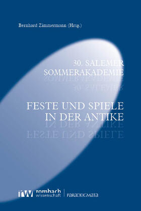 Zimmermann |  30. Salemer Sommerakademie | Buch |  Sack Fachmedien