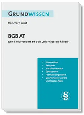 Hemmer / Wüst / d'Alquen |  Grundwissen BGB AT | Buch |  Sack Fachmedien