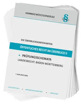 Barrera González / Hemmer / Wüst |  Die Überblickskarteikarten Öffentliches Recht im Überblick II | Sonstiges |  Sack Fachmedien