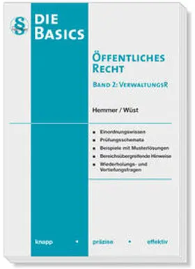 Grieger / Hemmer / Mielke |  Die Basics Öffentliches Recht - Band 2 Verwaltungsrecht | Buch |  Sack Fachmedien