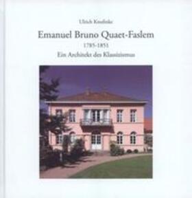 Knufinke / Neuhoff-Fricke Stiftung |  Emanuel Bruno Quaet-Faslem | Buch |  Sack Fachmedien