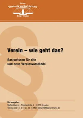 Wagner |  Verein - wie geht das? | Buch |  Sack Fachmedien