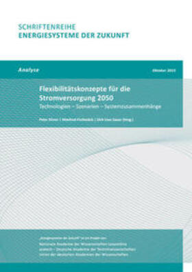 Elsner / Fischedick / Sauer |  Flexibilitätskonzepte für die Stromversorgung 2050 | Buch |  Sack Fachmedien