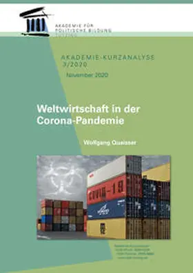 Quaisser |  Weltwirtschaft in der Corona-Pandemie | Buch |  Sack Fachmedien