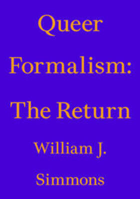 Simmons / Floating Opera Press |  Queer Formalism: The Return | Buch |  Sack Fachmedien
