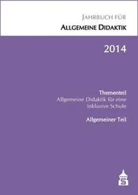 Zierer |  Jahrbuch für Allgemeine Didaktik 2014 | Buch |  Sack Fachmedien