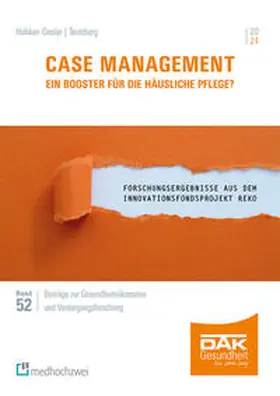 Arlinghaus / Teuteberg / Bläser |  Case Management - Ein Booster für die häusliche Pflege? | Buch |  Sack Fachmedien