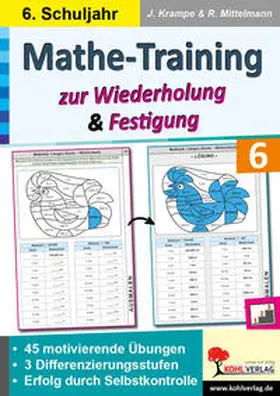 Krampe / Mittelmann |  Mathe-Training zur Wiederholung und Festigung / Klasse 6 | Buch |  Sack Fachmedien