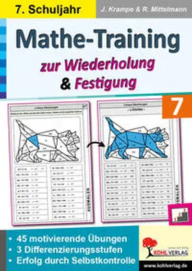 Krampe / Mittelmann |  Mathe-Training zur Wiederholung und Festigung / Klasse 7 | eBook | Sack Fachmedien