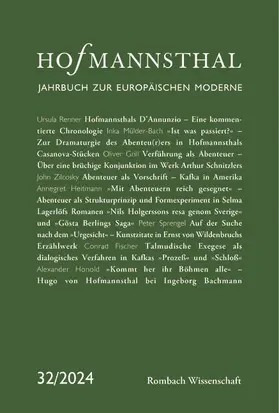 Bergengruen / Honold / Renner |  Hofmannsthal | Buch |  Sack Fachmedien