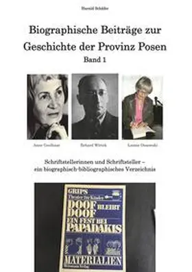 Schäfer | Biographische Beiträge zur Geschichte der Provinz Posen - Band 1 | Buch | 978-3-98885-651-7 | sack.de