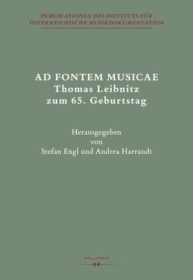 Engl / Harrandt |  AD FONTEM MUSICAE | Buch |  Sack Fachmedien