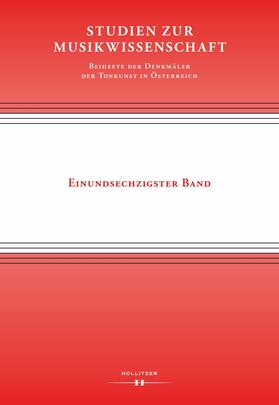 Eybl / Hilscher |  Studien zur Musikwissenschaft – Beihefte der Denkmäler der Tonkunst in Österreich. Band 61 | eBook | Sack Fachmedien