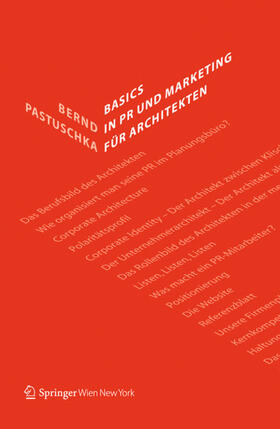 Pastuschka |  Basics in PR und Marketing für Architekten | Buch |  Sack Fachmedien