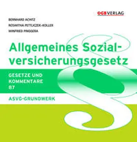 Achitz / Pinggera / Souhrada |  Allgmeines Sozialversicherungsgesetz | Loseblattwerk |  Sack Fachmedien