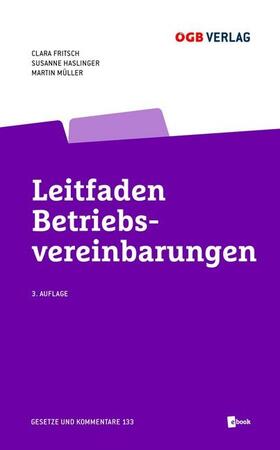 Fritsch / Haslinger / Müller |  Leitfaden Betriebsvereinbarungen | Buch |  Sack Fachmedien