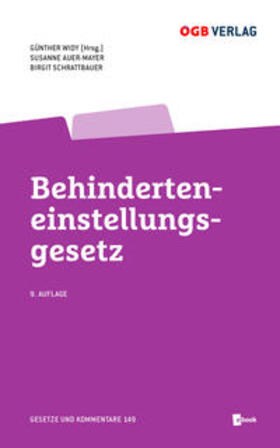 Widy / Auer-Mayer / Schrattbauer |  Behinderteneinstellungsgesetz | Buch |  Sack Fachmedien