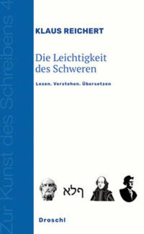 Reichert |  Die Leichtigkeit des Schweren | Buch |  Sack Fachmedien