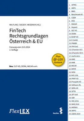 Wilfling / Sieder / Messner |  FlexLex FinTech Rechtsgrundlagen Österreich & EU | Buch |  Sack Fachmedien