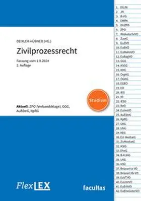 Deixler-Hübner |  FlexLex Zivilprozessrecht | Studium | Buch |  Sack Fachmedien