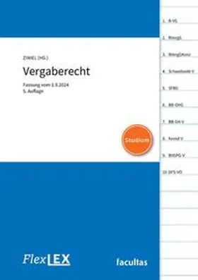 Ziniel |  FlexLex Vergaberecht | Studium | Buch |  Sack Fachmedien