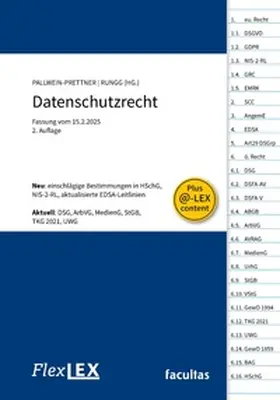 Pallwein-Prettner / Rungg |  FlexLex Datenschutzrecht | Buch |  Sack Fachmedien