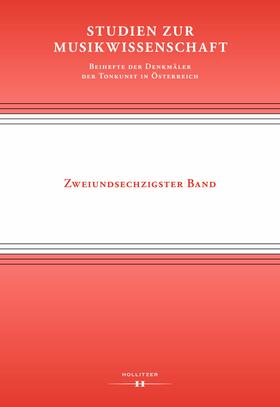 Békéssy / Eybl / Finke |  Studien zur Musikwissenschaft – Beihefte der Denkmäler der Tonkunst in Österreich. Band 62 | Buch |  Sack Fachmedien