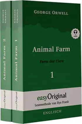 EasyOriginal Verlag / Orwell |  Animal Farm / Farm der Tiere - 2 Teile (Buch + Audio-Online) - Lesemethode von Ilya Frank - Zweisprachige Ausgabe Englisch-Deutsch | Buch |  Sack Fachmedien