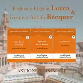 EasyOriginal Verlag / Lorca / Bécquer |  Federico García Lorca & Gustavo Adolfo Bécquer (Bücher + Audio-Online) - Lesemethode von Ilya Frank | Buch |  Sack Fachmedien