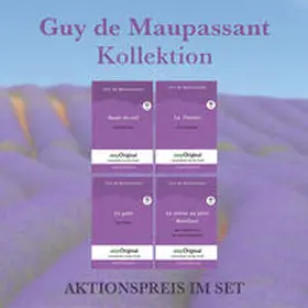 Maupassant / EasyOriginal Verlag / Frank |  Guy de Maupassant Kollektion (Bücher + 4 Audio-CDs) - Lesemethode von Ilya Frank | Buch |  Sack Fachmedien