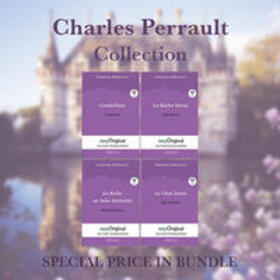 EasyOriginal Verlag / Perrault |  Charles Perrault Collection (books + 4 audio-CDs) - Ilya Frank’s Reading Method | Buch |  Sack Fachmedien