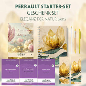 EasyOriginal Verlag / Perrault |  Charles Perrault Starter-Paket Geschenkset - 4 Bücher (mit Audio-Online) + Eleganz der Natur Schreibset Basics | Buch |  Sack Fachmedien