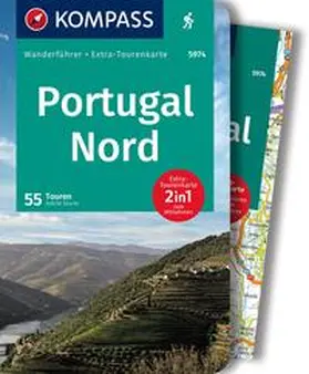 Sturm / KOMPASS-Karten GmbH |  KOMPASS Wanderführer Portugal Nord, 55 Touren mit Extra-Tourenkarte | Buch |  Sack Fachmedien