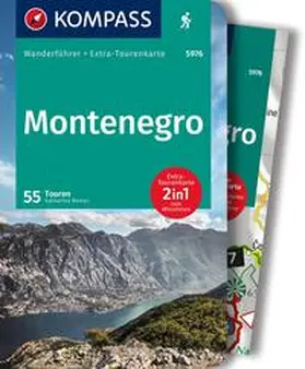 Nemec |  KOMPASS Wanderführer Montenegro, 55 Touren mit Extra-Tourenkarte | Buch |  Sack Fachmedien