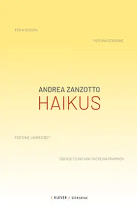 Zanzotto |  Haikus | Buch |  Sack Fachmedien