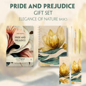 EasyOriginal Verlag / Austen |  Pride and Prejudice (with audio-online) Readable Classics Geschenkset + Eleganz der Natur Schreibset Basics | Buch |  Sack Fachmedien